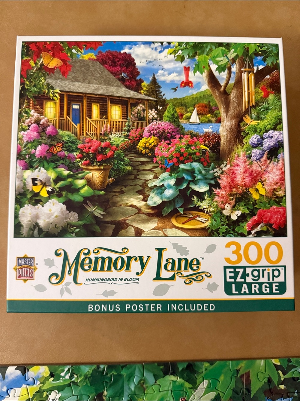 300-Piece EZGrip Large Puzzle — Hummingbird in Bloom (Multicolor) - Picture 1 of 6